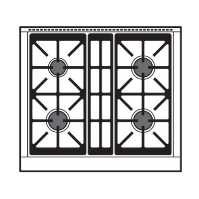 Wolf 30-inch Dual Fuel Range DF30450/S/P/LP IMAGE 3