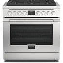 Fulgor Milano 36-inch Freestanding Gas Range with True European Convection Technology F4PGR366S2 IMAGE 1