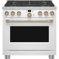  Couleur_Blanc  -- Café 36 inch Freestanding Gas Range with WI FI Connect IMAGE 1