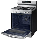  Samsung 30-inch Freestanding Gas Range with WI-FI Connect NX60A6711SS/AA IMAGE 7