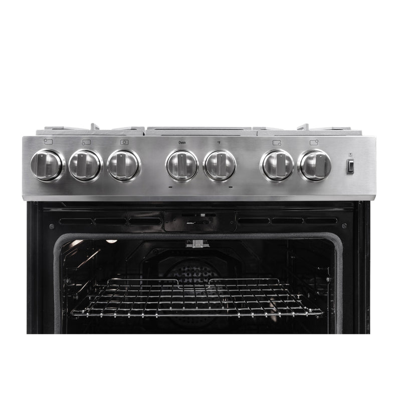 Blomberg 30-inch slide-in Gas Range with Convection Technology BGR30522CSS IMAGE 8