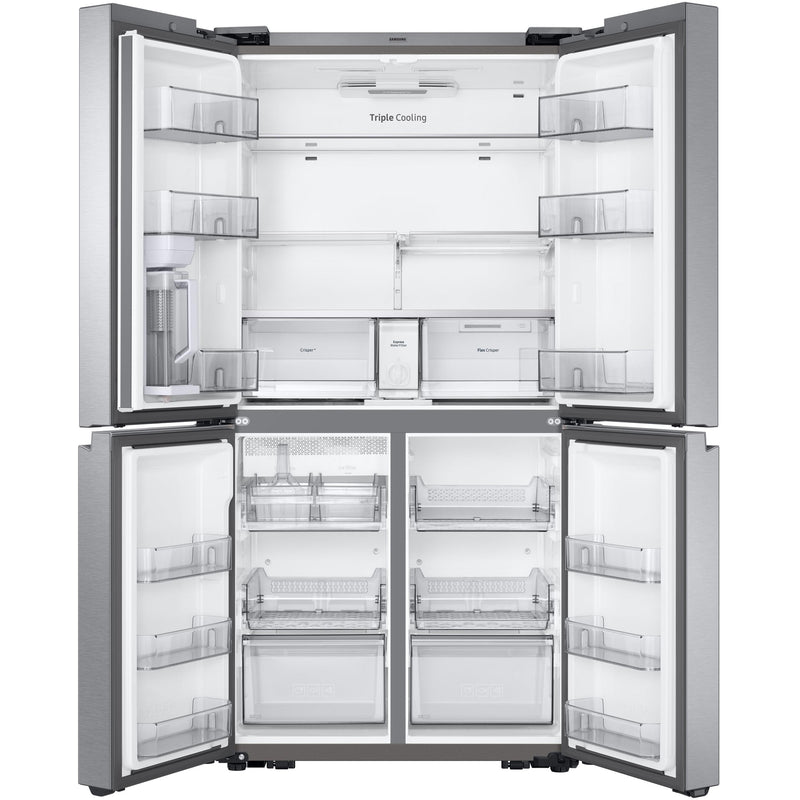 Samsung 23 cu.ft. Counter-Depth French 4-Door Refrigerator with Beverage Center RF23A9671SR/AC IMAGE 3