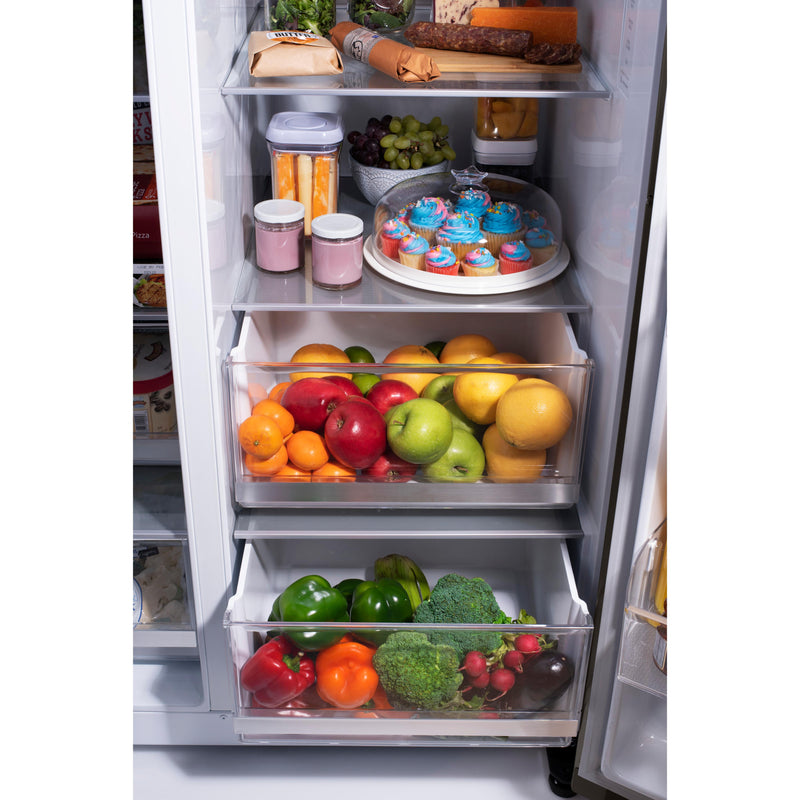 LG 36-inch, 27.1 cu.ft. Freestanding French 4-Door Refrigerator with InstaView® LRSOS2706S IMAGE 8