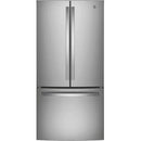  GE 33-inch, 24.8 cu. ft. French 3-Door Refrigerator with Internal Water Dispenser GNE25JYKFS IMAGE 1