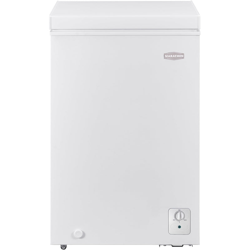 Marathon 3.4 cu.ft Chest Freezer with Adjustable Thermostat MCF36W-1 IMAGE 1