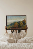 AMBER HILLS, Œuvre sur toile étirée