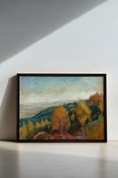 AMBER HILLS, Œuvre sur toile étirée