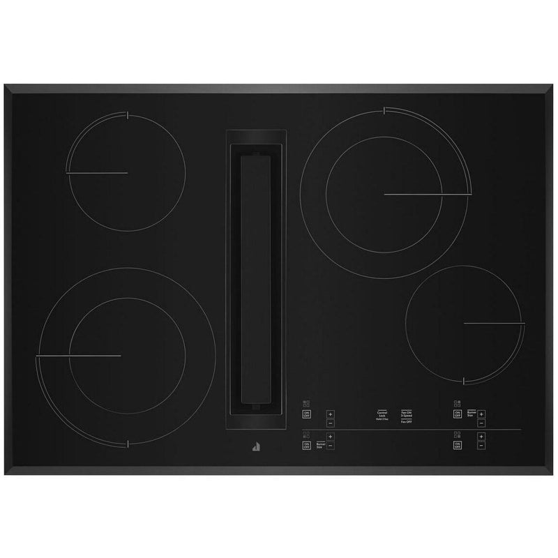 JennAir 30-inch Built-In Electric Cooktop with Downdraft JED4430KB IMAGE 1