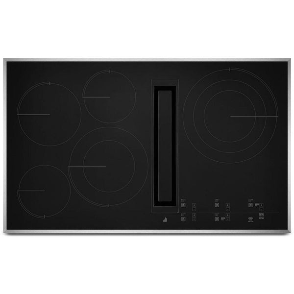 JennAir 36-inch Built-In Electric Cooktop with Downdraft JED4536KS IMAGE 1