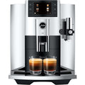  Couleur_Argent/Chrome -- Jura E8 Espresso Machine IMAGE 1