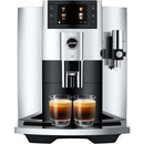  Couleur_Argent/Chrome -- Jura E8 Espresso Machine IMAGE 1