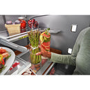  KitchenAid French 3-Door Refrigerator with External Water and Ice Dispensing System KRFF577KBS IMAGE 10