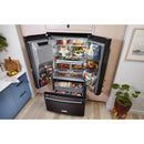  KitchenAid French 3-Door Refrigerator with External Water and Ice Dispensing System KRFF577KBS IMAGE 18