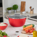  Smeg 24cm Non-Stick Casserole CKFC2411RDM IMAGE 13