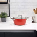  Smeg 24cm Non-Stick Casserole CKFC2411RDM IMAGE 2