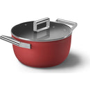  Smeg 24cm Non-Stick Casserole CKFC2411RDM IMAGE 3