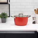  Smeg 26cm Non-Stick Casserole CKFC2611RDM IMAGE 2