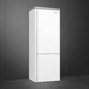 Smeg 28-inch, 18.01 cu. ft. Bottom Freezer Refrigerator FA490URWH IMAGE 3