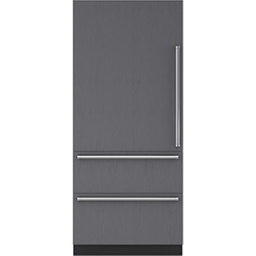 Sub-Zero 36-inch Built-in Bottom Freezer Refrigerator with Ice Maker DET3650CI/L IMAGE 1