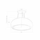 Elica 32-inch Iconic Seashell Series Island Hood ESS432SS IMAGE 3