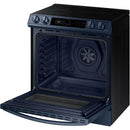  Samsung 30-inch Slide-in Electric Range with Wi-Fi Connectivity NE63A8711QN/AC IMAGE 6