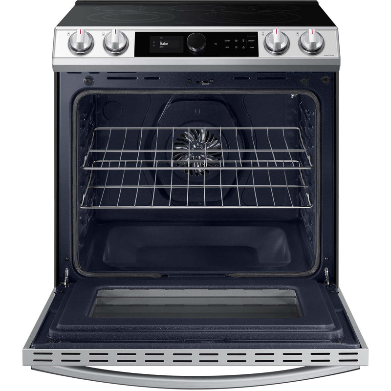 Samsung 30-inch Slide-in Electric Range with Wi-Fi Connectivity NE63BB871112/AC IMAGE 2