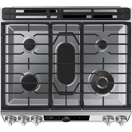 Samsung 30-inch Slide-in Gas Range with Air Fry Technology NX60BB871112/AA IMAGE 14