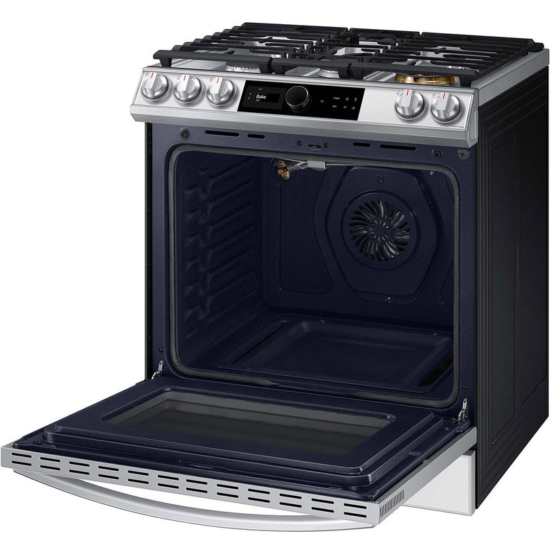 Samsung 30-inch Slide-in Gas Range with Air Fry Technology NX60BB871112/AA IMAGE 7