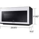  Samsung 30-inch, 2.1  cu.ft. Over-the-Range Microwave Oven with Sensor Cook ME21B706B12/AC IMAGE 12