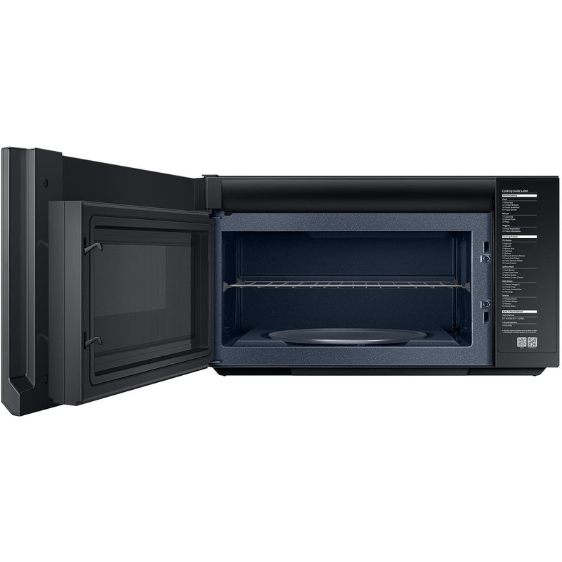 Samsung 30-inch, 2.1  cu.ft. Over-the-Range Microwave Oven with Sensor Cook ME21B706B12/AC IMAGE 5