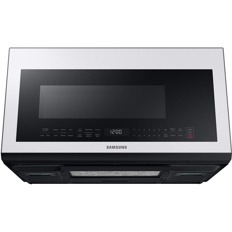 Samsung 30-inch, 2.1  cu.ft. Over-the-Range Microwave Oven with Sensor Cook ME21B706B12/AC IMAGE 9