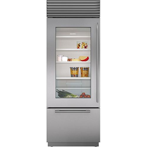 Sub-Zero 30-inch Built-in Bottom Freezer Refrigerator with Glass Door CL3050UG/S/P/L IMAGE 1