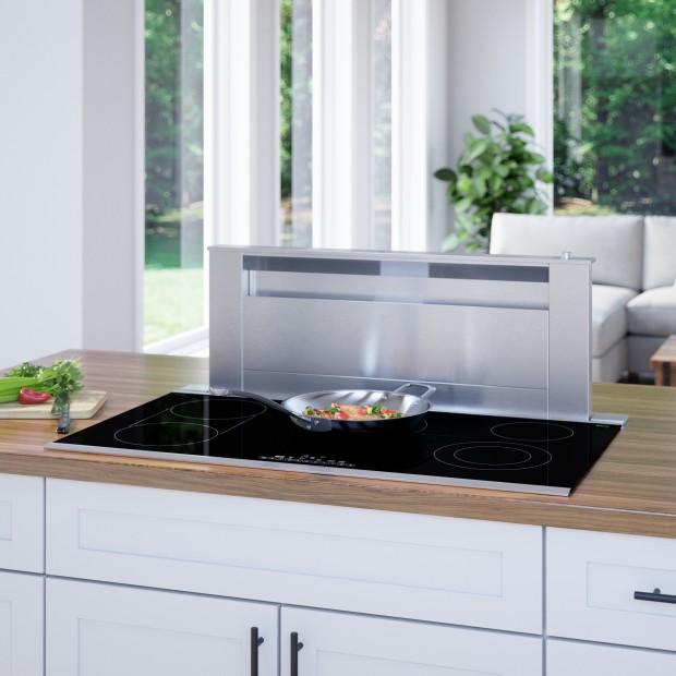 Bosch 36-inch Built-in Electric Cooktop with SpeedBoost® NET8669SUC IMAGE 2