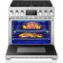 Signature Kitchen Suite 36-inch Freestanding Gas Range with SmartThinQ® SKSGR360S IMAGE 3