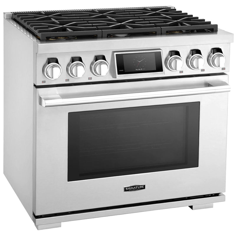 Signature Kitchen Suite 36-inch Freestanding Gas Range with SmartThinQ® SKSGR360S IMAGE 6