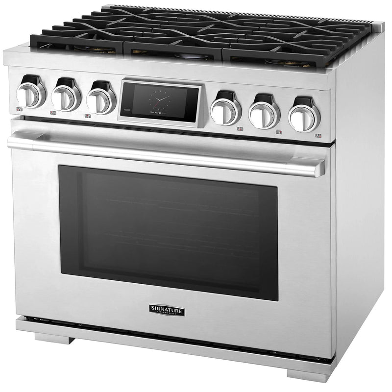 Signature Kitchen Suite 36-inch Freestanding Gas Range with SmartThinQ® SKSGR360S IMAGE 7