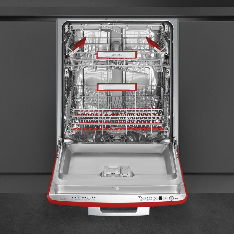 Smeg 24-inch Retro-Style Built-In Dishwasher STU2FABRD2 IMAGE 3