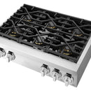  Signature Kitchen Suite 36-inch Built-in Gas Rangetop SKSRT360S IMAGE 13