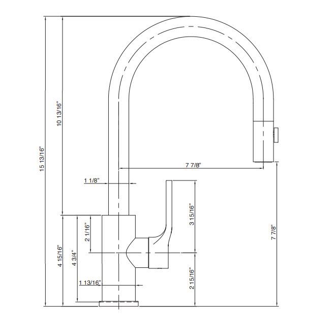 The Galley Ideal Bar Tap High Flow IBT-D-BSS-HF IMAGE 2