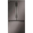  LG 36-inch, 27 cu. ft. Counter-Depth Refrigerator Bottom Freezer Refrigerator LRFLC2706D IMAGE 1