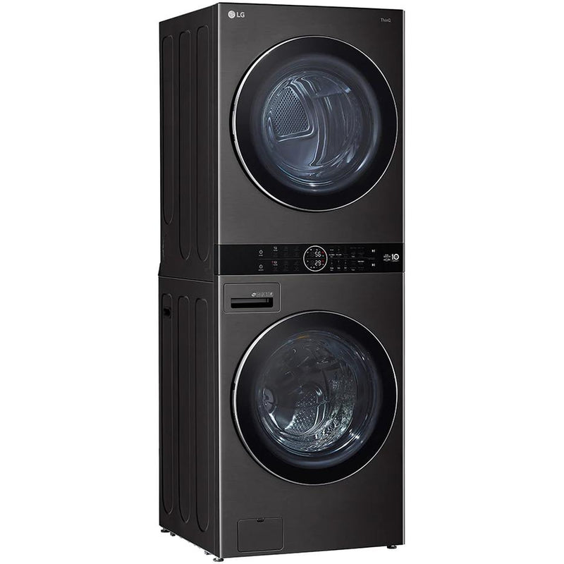 LG Stacked Washer/Dryer Electric Laundry Center WKHC202HBA IMAGE 3