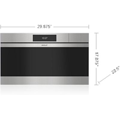 Wolf 30-inch 2.4 cu. ft. Built-in Single Oven with Convection Technology CSO3050CM/S IMAGE 6