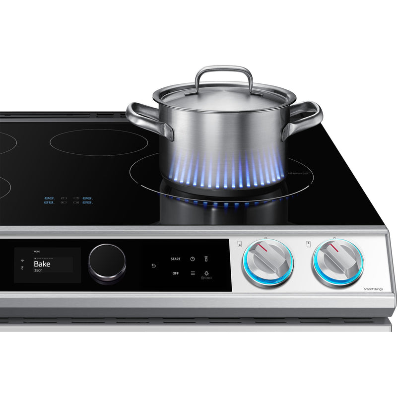 Samsung 30-inch Slide-in Electric Induction Range with WI-FI Connect NE63BB891112/AC IMAGE 11