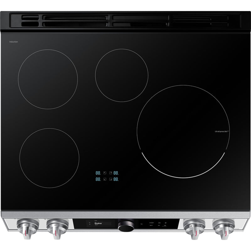 Samsung 30-inch Slide-in Electric Induction Range with WI-FI Connect NE63BB891112/AC IMAGE 8