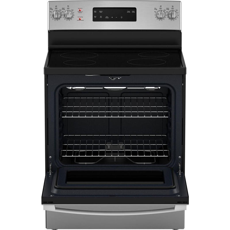 GE 30-inch Freestanding Electric Range JCBS630SVSS IMAGE 4