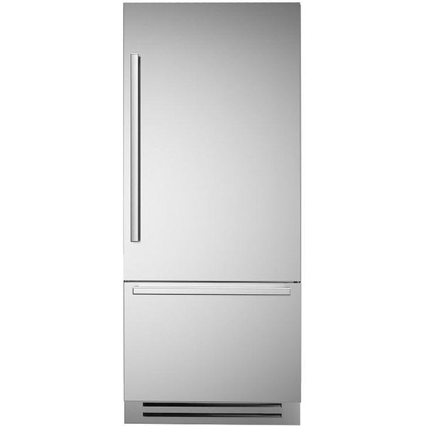 Bertazzoni 36-inch, 19.6 cu. ft. Built-in Bottom Freezer Refrigerator with Digital Display REF36BMBIXRT IMAGE 1