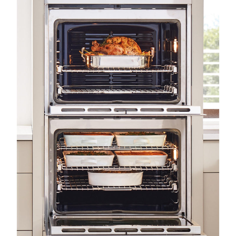 Wolf 30-inch, 10.2 cu. ft. Built-in Double Wall Oven with Dual VertiFlow™ Convection System DO3050CM/S IMAGE 2