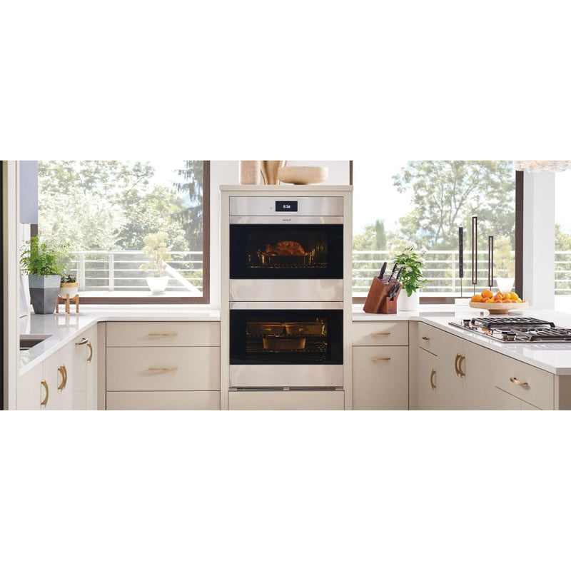 Wolf 30-inch, 10.2 cu. ft. Built-in Double Wall Oven with Dual VertiFlow™ Convection System DO3050CM/S IMAGE 3