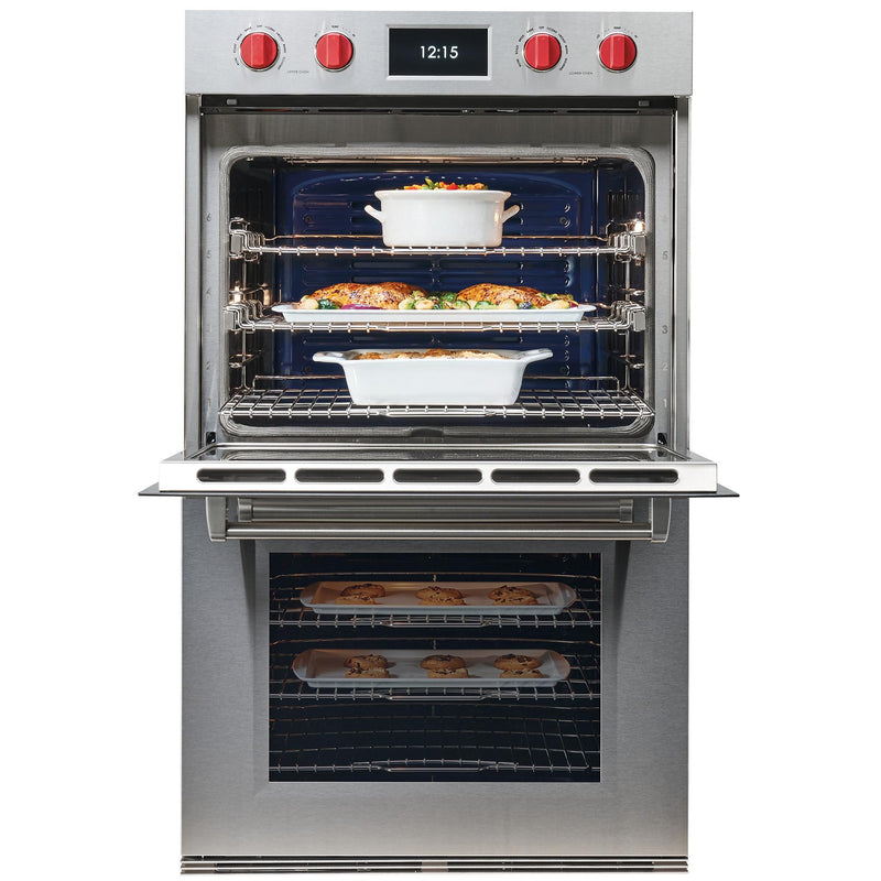 Wolf 30-inch, 10.2 cu. ft. Built-in Double Wall Oven with Dual VertiFlow™ Convection System DO3050PM/S/P IMAGE 2