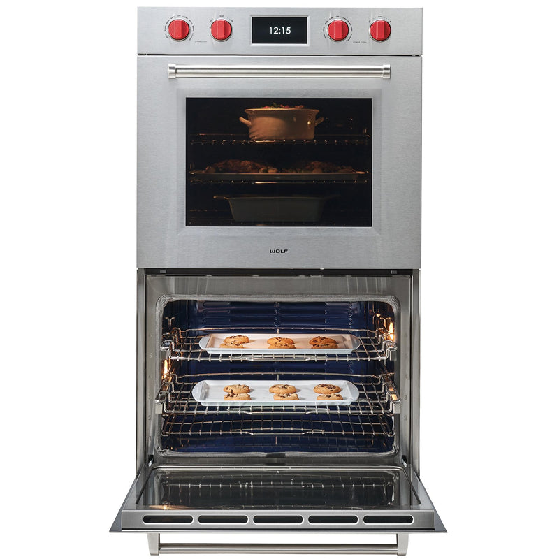 Wolf 30-inch, 10.2 cu. ft. Built-in Double Wall Oven with Dual VertiFlow™ Convection System DO3050PM/S/P IMAGE 3